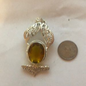 Sterling pendant HUGE
